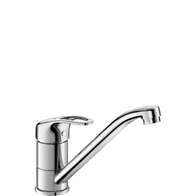 Mit. évier mécanique à bec orient. H.145 L.215, man. ajourée