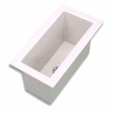 Bac en polypropylène blanc