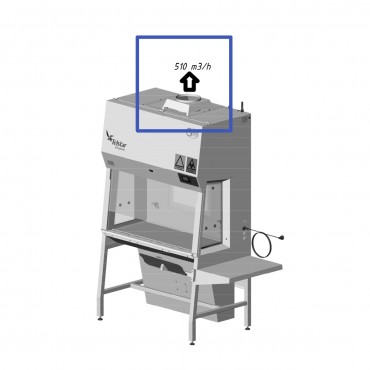 Plaque avec adapteur d'extraction diam. 250 mm pour BIOPTIMA