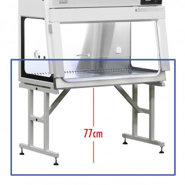 Piètement pour poste de sécurité microbiologique Bio II Advanced Plus hauteur 77 cm