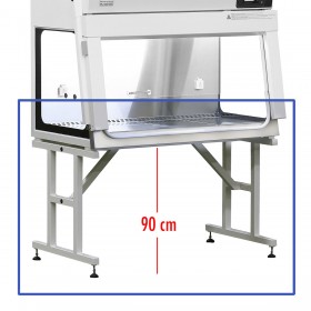 Piètement pour poste de sécurité microbiologiste Bio II Advanced Plus hauteur 90 cm