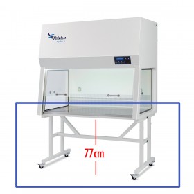 Piètement pour hotte à flux laminaire vertical AEOLUS V hauteur 77 cm