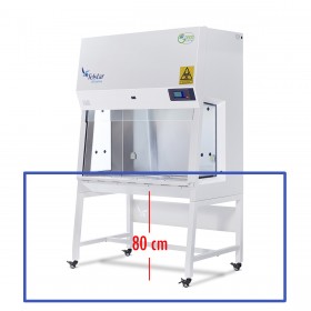 Piètement pour poste de sécurité microbiologique BIOPTIMA hauteur 80 cm