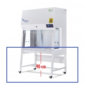 Piètement pour poste de sécurité microbiologique BIOPTIMA hauteur 90 cm