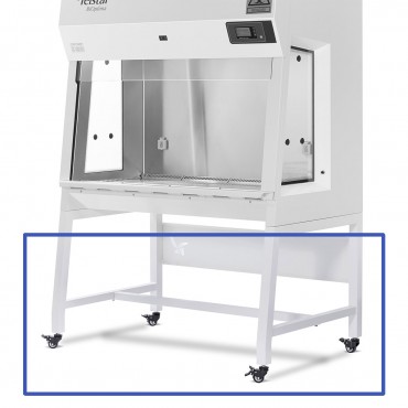 Set de 4 roulettes pour piètement hotte