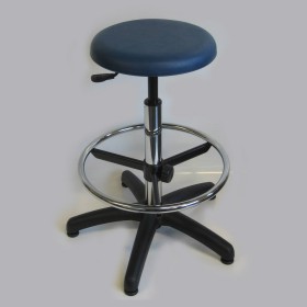 Tabourets vinyle assise tendue Série N12 sur patin ALSIT