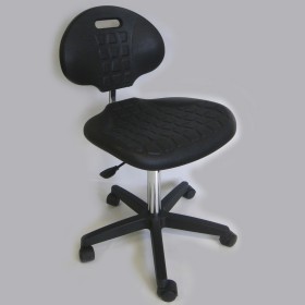 Siège Série 27 avec dossier et piètement polyamide sur roulettes ALSIT