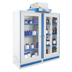 Armoire de sécurité haute à ventilation filtrante série 12X - 3 compartiments -  260L