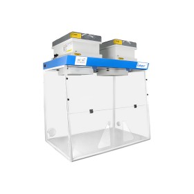 Hotte à filtration H12 2 passages de main avec colonnes de filtration et filtre HEPA et charbon TRYONIX