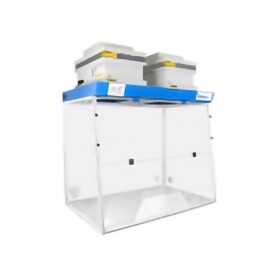 Hotte à filtration H12 ouverture trapèze avec 2 colonnes de filtration et filtre HEPA et charbon TRYONIX