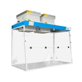 Hotte à filtration H15 2 passages de main avec 2 colonnes de filtration et filtre HEPA et charbon à choisir TRYONIX