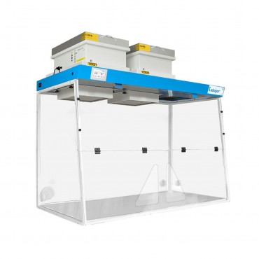 Hotte à filtration H15 2 passages de main avec 2 colonnes de filtration et filtre HEPA et charbon à choisir TRYONIX