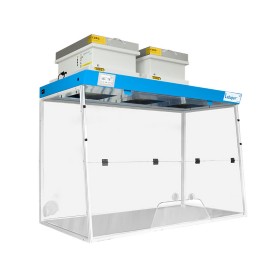 Hotte à filtration H15 ouverture trapèze avec 2 colonnes de filtration et 2 filtres à charbon TRYONIX