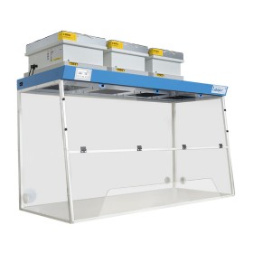 Hotte à filtration H18 passage grande largeur avec 3 colonnes de filtration et 2 filtres à charbon TRYONIX