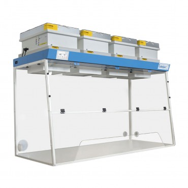 Hotte à filtration H18 + passage grande largeur, 4 colonnes de filtration, 1 filtre HEPA  et 2 filtres à charbon a choisir