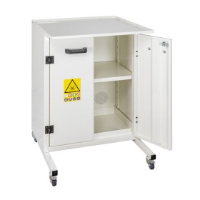 Table / Armoire roulante pour hotte chimique série H06 TRIONYX