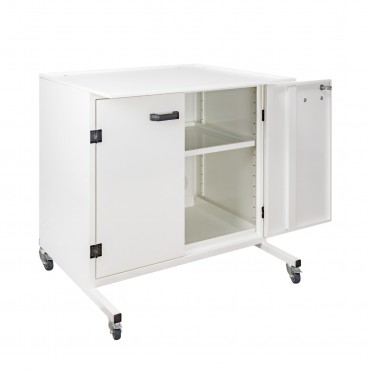 Table / Armoire roulante pour hotte chimique série H09 TRIONYX