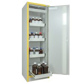 Armoire de sécurité au feu 30 minutes haute 1 porte 4 tiroirs TRIONYX