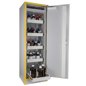 Armoire de sécurité au feu 30 minutes haute 1 porte 5 tiroirs TRIONYX