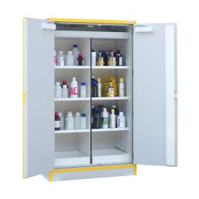 Armoire  de sécurité au feu 30 minutes haute 2 portes 2 compartiments TRIONYX