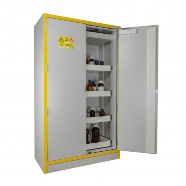 Armoire de sécurité au feu 30 minutes haute 2 portes 4 tiroirs TRIONYX