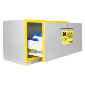 Armoire de sécurité au feu 30 minutes sous paillasse 1 tiroir 60 L TRIONYX