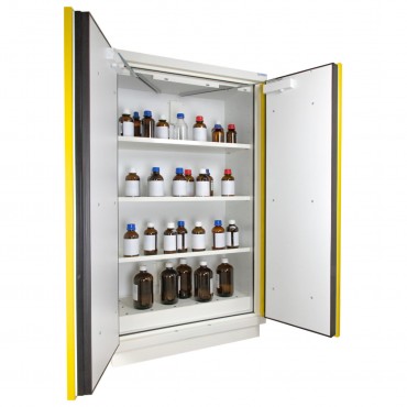 Armoire de sécurité au feu 60 minutes haute 2 portes jaunes TRIONYX