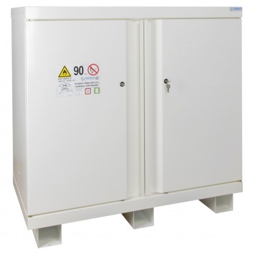 Armoire de sécurité au feu 90 minutes comptoir 2 portes 3 compartiments TRIONYX