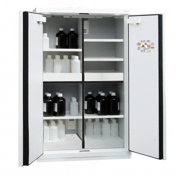 Armoire de sécurité au feu 90 minutes haute 2 portes 3 compartiments H529  mm +1 compartiment H1620 mm TRYOONIX