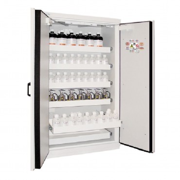 Armoire de sécurité au feu 90 minutes haute 2 portes 4 tiroirs TRIONYX