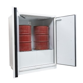 Armoire de sécurité au feu 90 minutes haute pour 2 futs TRIONYX