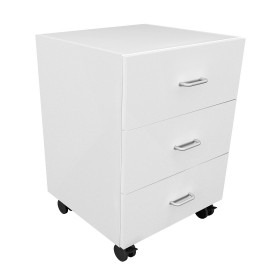 Meuble bas 3 tiroirs sur roulettes pour laboratoire largeur 530 mm