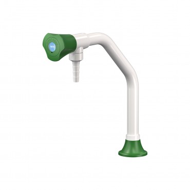 Chandelier blanc à 1 robinet 150 mm embout fixe PRESTO