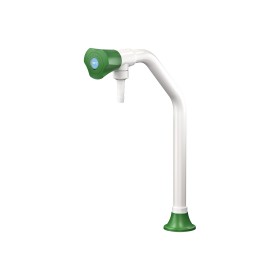 Chandelier blanc à 1 robinet 140 mm embout fixe PRESTO