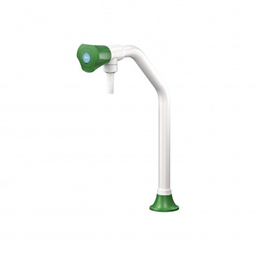 Chandelier blanc à 1 robinet 140 mm embout fixe PRESTO