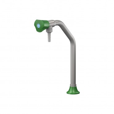 Chandelier gris 1 robinet 140 mm embout fixe PRESTO