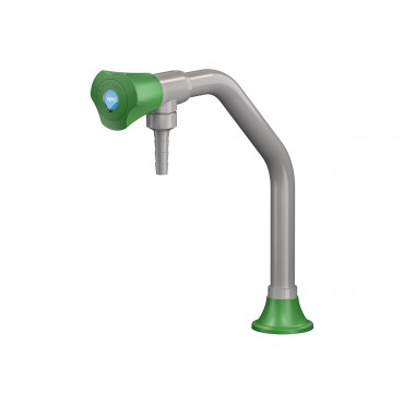 Chandelier gris 1 robinet 150 mm embout fixe PRESTO