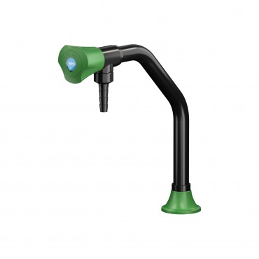 Chandelier noir 1 robinet 150 mm embout fixe PRESTO