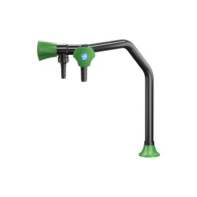 Chandelier noir à 2 robinets 260 mm embouts fixe démontable PRESTO