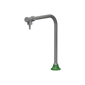 Colonne grise sans robinet bec fixe 200 mm PRESTO