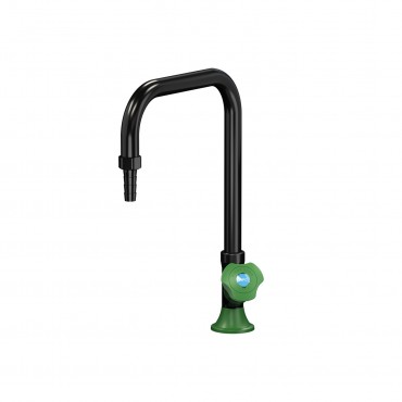 Colonne noire 1 robinet 200 mm embout démontable PRESTO