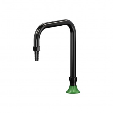 Colonne noire sans robinet 200 mm embout démontable
