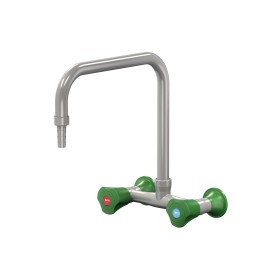 Mélangeur gris mural 250 mm entraxe 150 mm bec orientable PRESTO