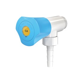 Prise à 1 robinet sur dosseret embout démontable blanc PRESTO