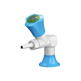 Prise sur table blanche 1 robinet embout démontable PRESTO