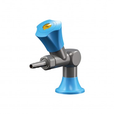 Prise sur table gris 1 robinet embout démontable PRESTO