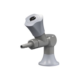 Prise sur table gris 1 robinet embout démontable PRESTO