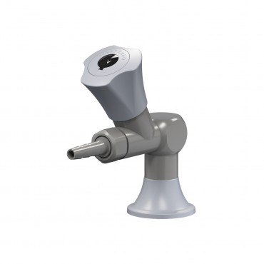 Prise sur table gris 1 robinet embout démontable PRESTO