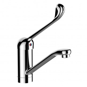Mitigeur d'évier hospitalier bec orientable