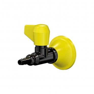 Robinet de sécurité sur dosseret noir PRESTO